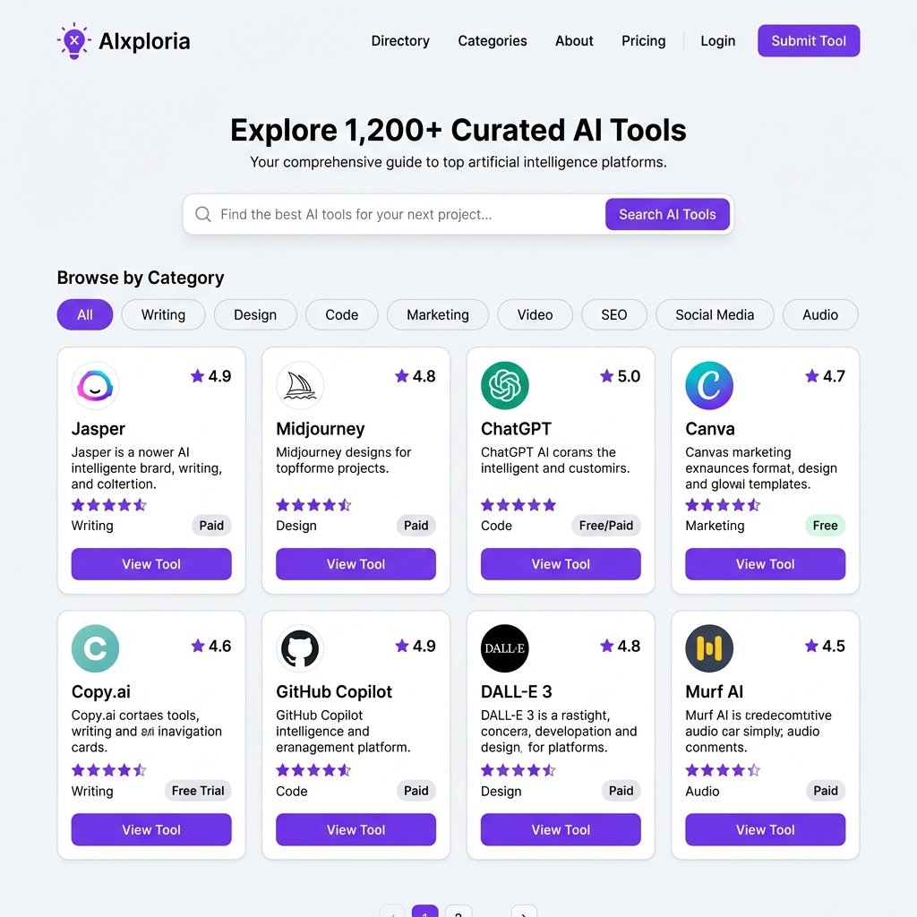 AIxploria project screenshot