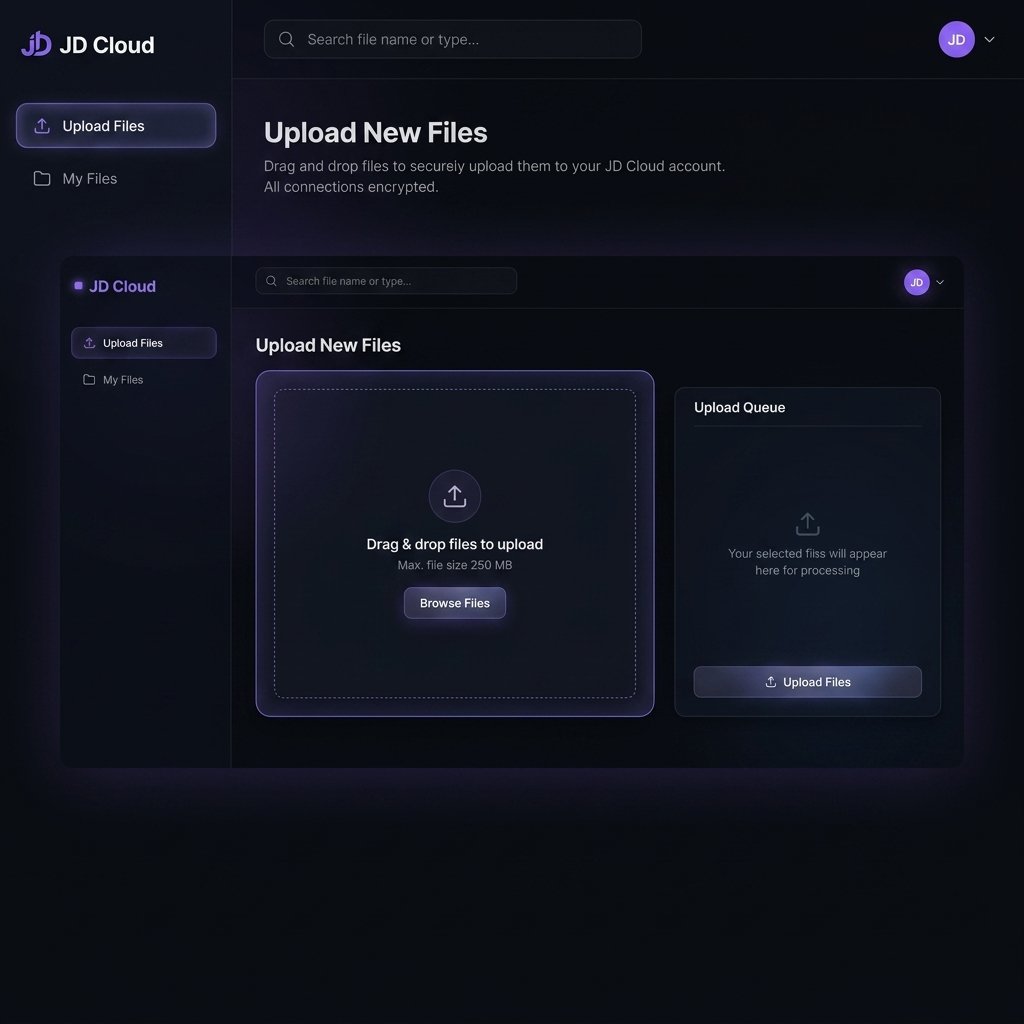 JD Cloud Storage project screenshot