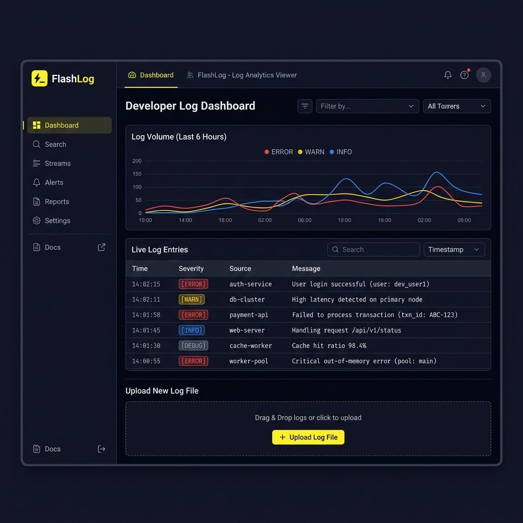 FlashLog project screenshot